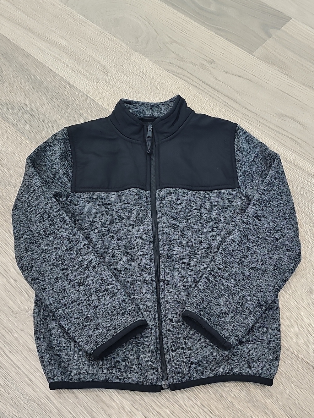 The Children's Place Black and Gray Boys Jacket